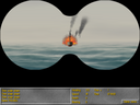 Torpedo hit leads to an explosion on a ship